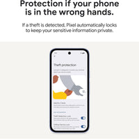Google Pixel 9a with Gemini - Unlocked Android Smartphone with Incredible Camera and AI Photo Editing, All-Day Battery, and Powerful Security - Peony - 128 GB