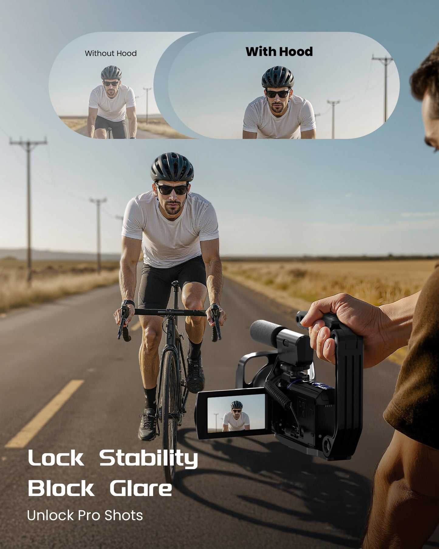 5K Video Camera Camcorder, UHD 64MP Vlogging Camera for YouTube with 3" 270° Rotatable Touch Screen, Digital Camera with IR Night Vision, 16X Zoom/WiFi/Webcam/HD/32GB Card/2 Batteries/Microphone