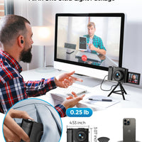 4K Digital Camera for Photography- 50MP Autofocus Vlogging Camera with 2.8" 180° Flip Screen, 16X Digital Zoom- Compact Point and Shoot Camera with 64GB SD for YouTube, Travel, Beginners - Volt-Edge Technologies®