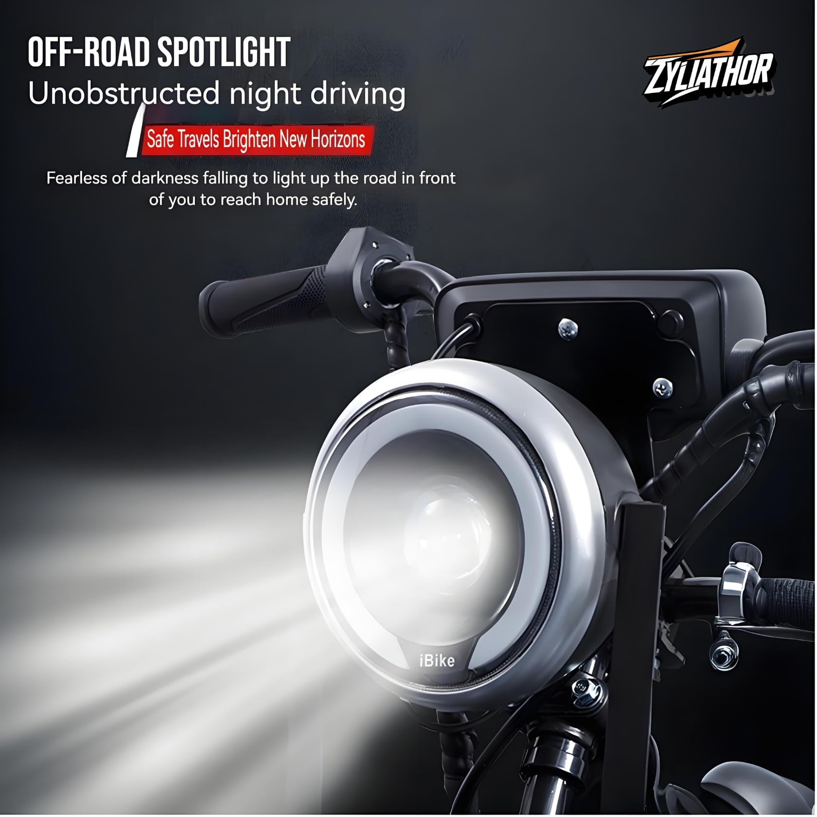 Zyliathor Electric Go Kart Adults/Kids Off-Road 48V 1500W Motor 12-31MPH, 8'' Alum Wheels, 10.4Ah(12+Mi) 440lbs, 3-Speed LED & Charger (Black)