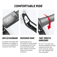 NIU Electric Scooter for Adults - Front Suspension, 600W Max Power, 18 Miles Range, Max Speed 17.4MPH, 9.5'' Pneumatic Tires, Dual Brakes, Easy Folding Portable Commuting Escooter, UL Certified