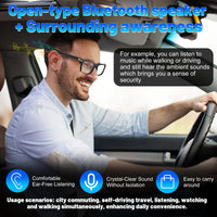 AI Translation Smart Glasses with 138 Languages, Bluetooth Glasses Compatible with ChatGPT, Photochromic Lens with Open-Ear Speakers for Men Women, for Travel, Business, Driving