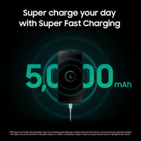 Samsung Galaxy A16 5G A Series, Unlocked Android Smartphone, Large AMOLED Display, Durable Design, Super Fast Charging, Expandable Storage, 5G Connectivity, US Version, 2025, Blue Black