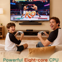 2026 Retro Gaming Console, 20K+ Classic Games, 23 Emulators, 4K HDMI Game Stick with Upgraded Dual 2.4G Wireless Controllers 64GB, Plug-and-Play Video Game Console for TV (White)