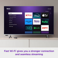 Roku Express 4K+ | Roku Streaming Device 4K/HDR with Voice Remote, Free & Live TV