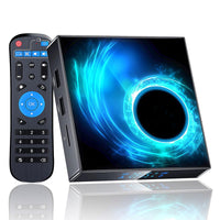 Android TV Box 2025, Android 10.0 TV Box 4GB RAM 32GB ROM AllWinner H616 Quad-Core Support Dual WiFi 2.4G/5G 6K 4K H.265 3D Bluetooth 5.0 Smart Box for TV