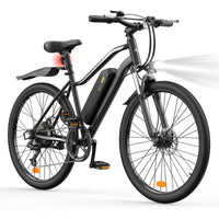 Fcgeoi Electric Bike, 750W Peak Motor, 60+ Miles Range & 20MPH, Removable Battery, 26" Tires, Dual Disc Brake, Shock Absorber, Commuting Electric Bikes for Adults