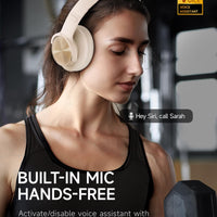 Picun B8 Bluetooth Headphones, 120H Playtime Headphone Wireless Bluetooth with 3 EQ Modes, Low Latency, Hands-Free Calls, Over Ear Headphones for Travel Home Office Cellphone PC Black - Volt-Edge Technologies®