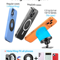 Kaistyle for Magsafe Car Mount【20 Strong Magnets】Magnetic Phone Holder for Car Phone Holder Mount Dash Mounted Holders Cell Phone Holders for Your Car Accessories for Women Men for iPhone 17 16 15 14