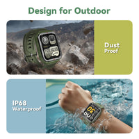 Smart Watch for Men Women (Answer/Make Call), 2025 New 1.8" HD SmartWatch, Fitness Watch with 120+ Sport Modes, IP68 Waterproof, Pedometer, Heart Rate/Sleep Monitor, Activity Tracker for Android iOS