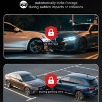 TERUNSOUl 4K+4K Dash Cam Front and Rear, Free 128GB Card Included, 5.8GHz WiFi Dash Camera for Cars, Built-in GPS, G-Sensor, 170°Wide Angle, 3" IPS Screen, 24H Parking Mode, Support 512GB Max