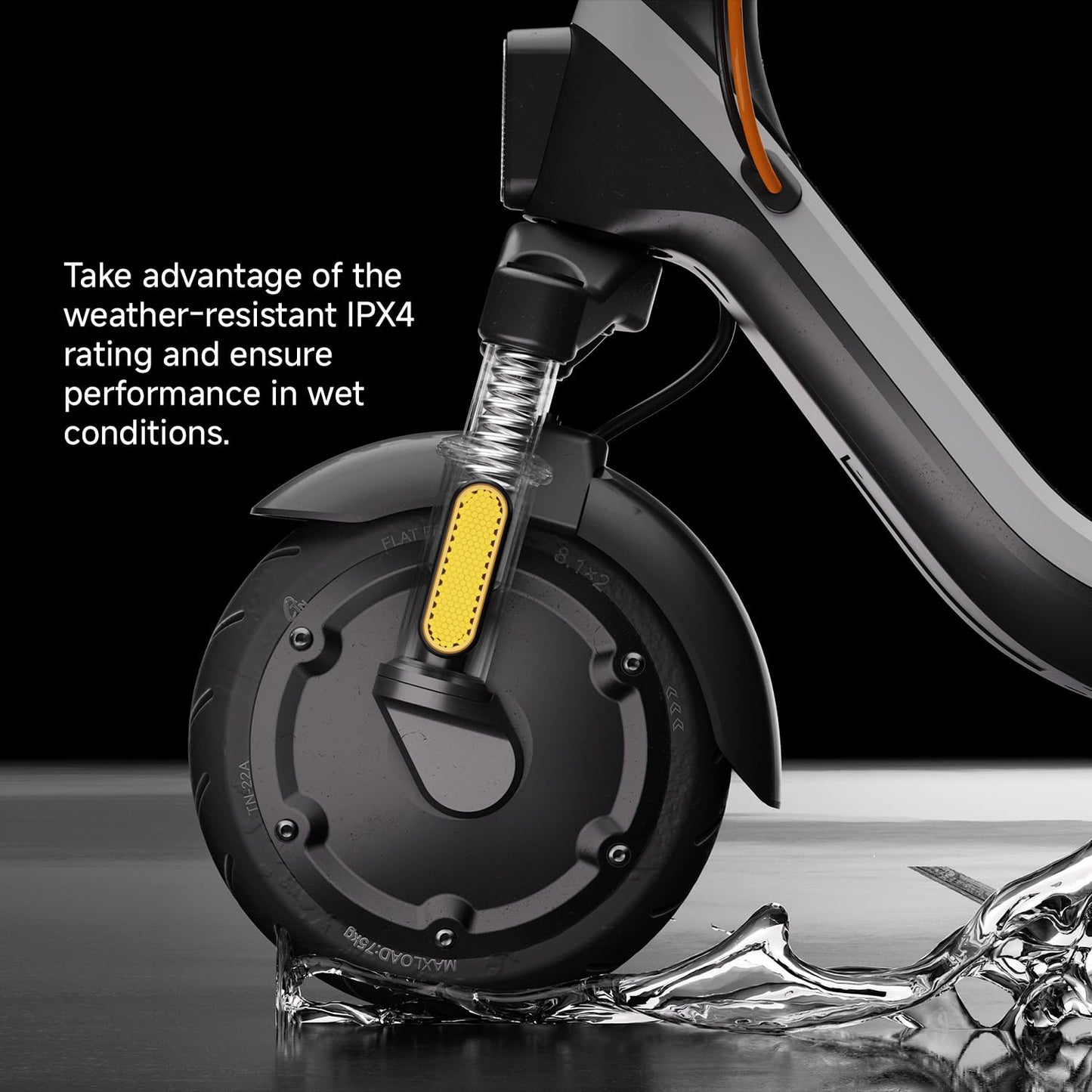 Segway Ninebot E2 Plus II Electric Scooter, 15.5 MPH, 16 Miles Max Range, Front Suspension, 8.1" Shock-Absorbing Tires, Dual Brakes, Scooter for Adults, UL-2272 2271 Certified - Volt-Edge Technologies®