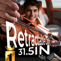 LISEN Retractable Car Charger, White Elephant Gifts for Men Women, 69W Cars Adapter USB C Fast Charger, Car Accessories for Women Men, Gifts for Dad Mom, for iPhone 17 Pro Max Air 16 15 14 13 12 Plus