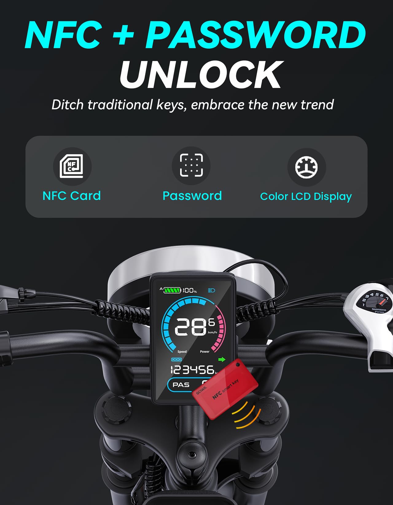 DTTZH F6 1500W Adult Electric Bike, 33MPH Fast E Bikes for Adults Electric, 20" x 4" Fat Tire Ebike, 750W Motor Long Range Electric Mountain Bikes, 48V 15Ah UL 2849 Certified, 60 Miles Range - Black