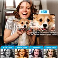 4K Digital Camera for Photography- 50MP Autofocus Vlogging Camera with 2.8" 180° Flip Screen, 16X Digital Zoom- Compact Point and Shoot Camera with 64GB SD for YouTube, Travel, Beginners - Volt-Edge Technologies®