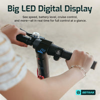 Gotrax GXL V2 Electric Scooter, 8.5" Solid Tire, Max 12 Mile and 15.5Mph Speed Power by 250W Motor, Lightweight 25.95lb, Cruise Control Aluminum Alloy Frame Foldable Commuting Escooter for Adults