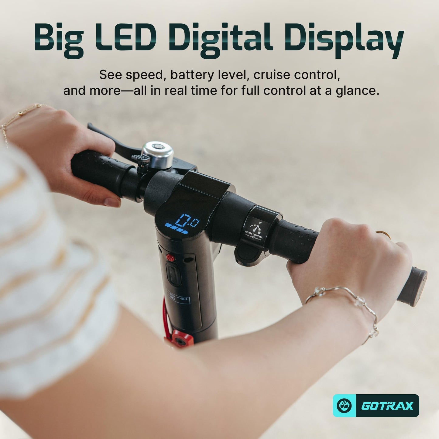 Gotrax GXL V2 Electric Scooter, 8.5" Solid Tire, Max 12 Mile and 15.5Mph Speed Power by 250W Motor, Lightweight 25.95lb, Cruise Control Aluminum Alloy Frame Foldable Commuting Escooter for Adults