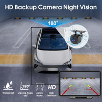 2025 Enhanced Carplay Screen for Car - 7" HD Portable Carplay & Android Auto with Bluetooth, HD Backup Camera, GPS Navigation, Siri, FM Radio, AUX, and Mirror Link – Compatible with All Vehicles