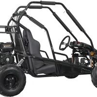 Coleman Powersports GK200 196cc Gas Powered Dual Seat Go-Kart, Reverse Gear, Adjustable Suspension, 275 lbs Maximum Load, Off Road Adventure Vehicle