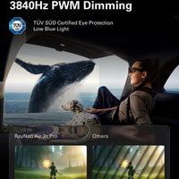 RayNeo Air 3s Pro AR/XR Glasses - 201'' 1200 Nits 120Hz HueView 2.0 Video Display, Smart Gaming Glasses for iPhone 17,16,15/Android/Mac/Switch 2/PS5/SteamDeck - 2025 Gift for Christmas & Tech Lover