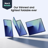 Samsung Galaxy Z Fold7 Cell Phone, 512GB AI Smartphone, Unlocked Android, AI Photo Edits, Large Screen, Long Battery Life, 2025, US 1 Yr Manufacturer Warranty, Blue Shadow