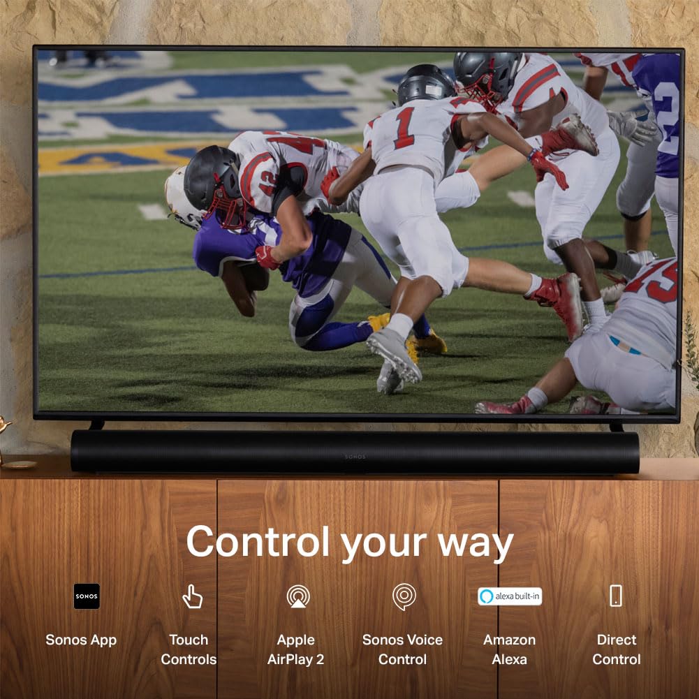 Sonos Arc Ultra Soundbar with Dolby Atmos and Voice Control - 9.1.4 Surround Sound for TV and Music - Black - Volt-Edge Technologies®