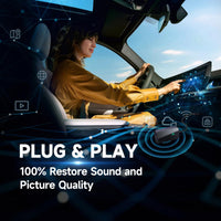 Jemluse Wireless CarPlay Adapter for Apple iPhone - Multi-User Seamless Connection for Convert Wired to Wireless Car Play Adapter - No Latency from iOS 10+ to Screen w/USB C (Gray)