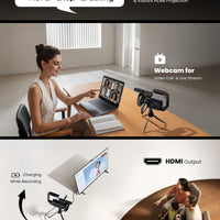 5K Video Camera Camcorder, UHD 64MP Vlogging Camera for YouTube with 3" 270° Rotatable Touch Screen, Digital Camera with IR Night Vision, 16X Zoom/WiFi/Webcam/HD/32GB Card/2 Batteries/Microphone