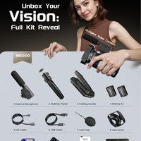 5K Video Camera Camcorder, UHD 64MP Vlogging Camera for YouTube with 3" 270° Rotatable Touch Screen, Digital Camera with IR Night Vision, 16X Zoom/WiFi/Webcam/HD/32GB Card/2 Batteries/Microphone