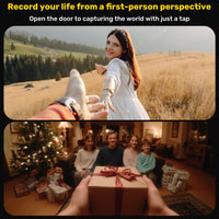 NILUTO Upgraded AI Smart Glasses with Camera 8MP HD1080P Video Glasses with Camera and Audio -Video Recording Glasses with Audio, Video Glasses, Real-Time Translation