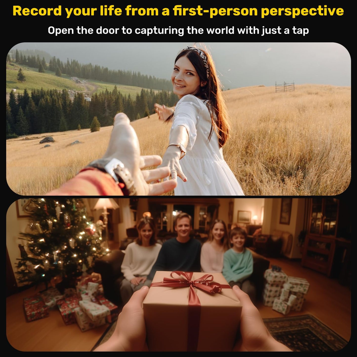 NILUTO Upgraded AI Smart Glasses with Camera 8MP HD1080P Video Glasses with Camera and Audio -Video Recording Glasses with Audio, Video Glasses, Real-Time Translation