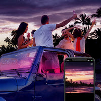 Govee Car LED Lights, Smart Car Interior Lights with App Control, RGB Lights with DIY Mode and Music Mode, 2 Lines Design LED Lights for Cars with Car Charger, 12V