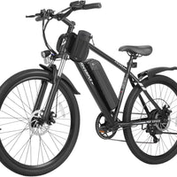 Hoverfly OUREA 26" Electric Bike for Adults, 750W Peak Motor Mountain Ebike, 20MPH Up to 40 Miles, UL2849 Certified, 7-Speed, Removable Battery, Shock Absorber, Fat Tire Commuter E-Bike