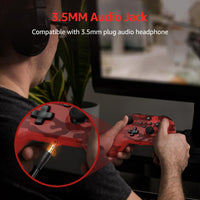 GMVOX Wireless Controller for XBOX, Gaming Controller Support Turbo/3.5MM Audio Jack/Dual Vibration, Controller Compatible with XBOX One/ One S/X, XBOX Series S/X, PC, IOS, Android Platforms,with 2.4g Adapter,Camo Red