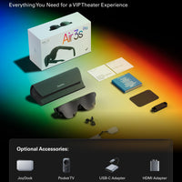 RayNeo Air 3s Pro AR/XR Glasses - 201'' 1200 Nits 120Hz HueView 2.0 Video Display, Smart Gaming Glasses for iPhone 17,16,15/Android/Mac/Switch 2/PS5/SteamDeck - 2025 Gift for Christmas & Tech Lover