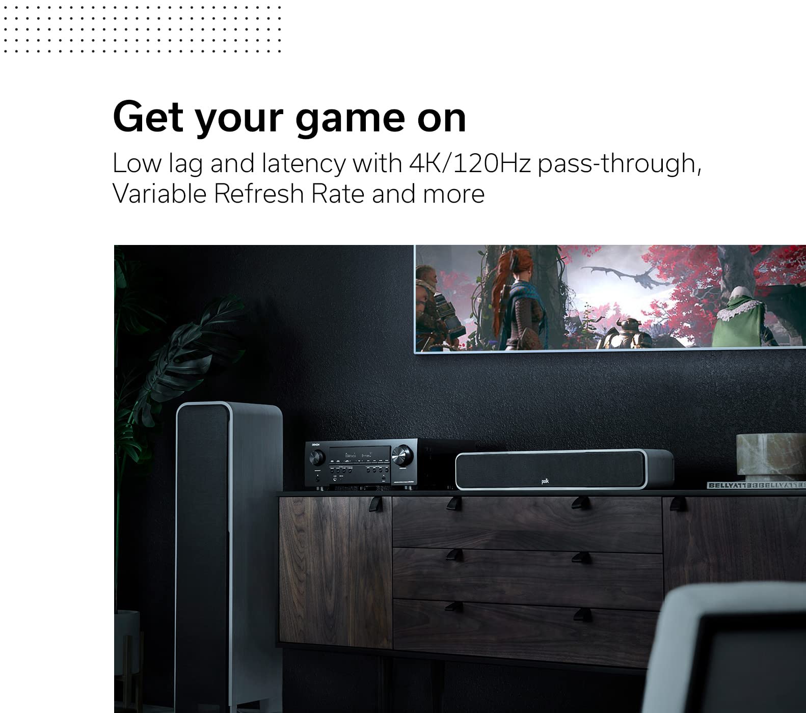 Denon AVR-S760H 7.2 Ch AVR - 75 W/Ch (2021 Model), Advanced 8K Upscaling, Dolby Atmos Height Virtualization, DTS Virtual:X & More, Built-in HEOS, Amazon Alexa Voice Control