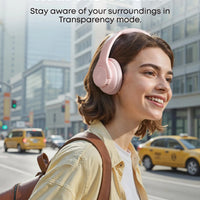 Soundcore by Anker Q20i Hybrid Active Noise Cancelling Headphones, Wireless Over-Ear Bluetooth, 40H Long ANC Playtime, Hi-Res Audio, Big Bass, Customize via an App, Transparency Mode (White) - Volt-Edge Technologies®