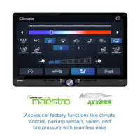 JENSEN J5CA14 14-inch Certified Apple CarPlay Android Auto Wired or Wireless | Maestro & Metra Axxess Ready | Single & Double DIN Car Stereo | SiriusXM Ready | Bluetooth | Front & Rear Camera Inputs