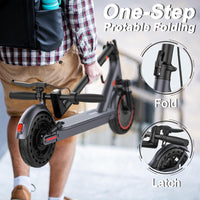 VOLPAM Electric Scooter, 350W/500W, 8.5"/10" Tires, 12/21/28 Miles Range, 16/19/22Mph, Folding E-Scooter with Dual Braking - Volt-Edge Technologies®