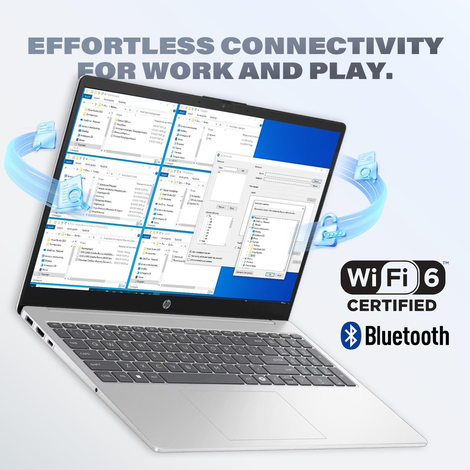 HP 2025 Flagship Touchscreen Laptop - 15.6" Anti-Glare Touch, Intel Core i3-1315U, AI Copilot, Wi-Fi6, Fast Charge, for Business & Student, Win 11 Pro, 32GB RAM, 1TB SSD, Redragon Accessory Kit