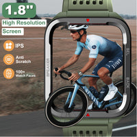 Smart Watch for Men Women (Answer/Make Call), 2025 New 1.8" HD SmartWatch, Fitness Watch with 120+ Sport Modes, IP68 Waterproof, Pedometer, Heart Rate/Sleep Monitor, Activity Tracker for Android iOS