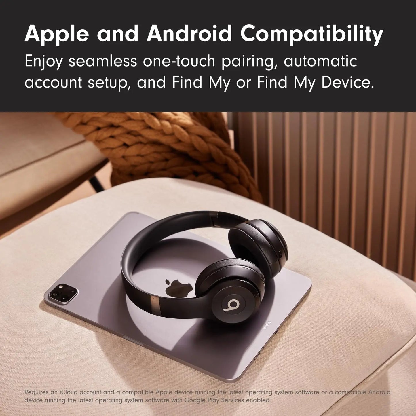 Beats Solo 4 - Wireless Bluetooth On-Ear Headphones, Apple & Android Compatible, Up to 50 Hours of Battery Life - Matte Black - Volt-Edge Technologies®