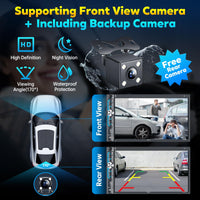 PLZ 7" Wireless Double Din Car Stereo Apple Carplay Radio Screen for Car Audio Receivers, Bluetooth 5.3 Car Play Android Auto Touchscreen, 240W 4.2 CHN 2 Subwoofers Outputs, Backup Camera, SWC, FM/AM