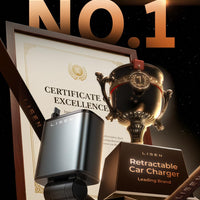 LISEN Retractable Car Charger, White Elephant Gifts for Men Women, 69W Cars Adapter USB C Fast Charger, Car Accessories for Women Men, Gifts for Dad Mom, for iPhone 17 Pro Max Air 16 15 14 13 12 Plus