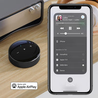 WiiM Mini AirPlay 2 Wireless Audio Streamer, Multiroom Stereo, Preamplifier, Works with Alexa and Siri Voice Assistants, Stream Hi-Res Audio from Amazon Music, Tidal and More