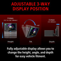 JVC KW-Z1000W Bluetooth Car Stereo Receiver with USB Port –10.1" Floating Touchscreen HD Display, AM/FM Radio - MP3 Player - Double DIN - Waze-Ready with Apple CarPlay or Android Auto (Black)