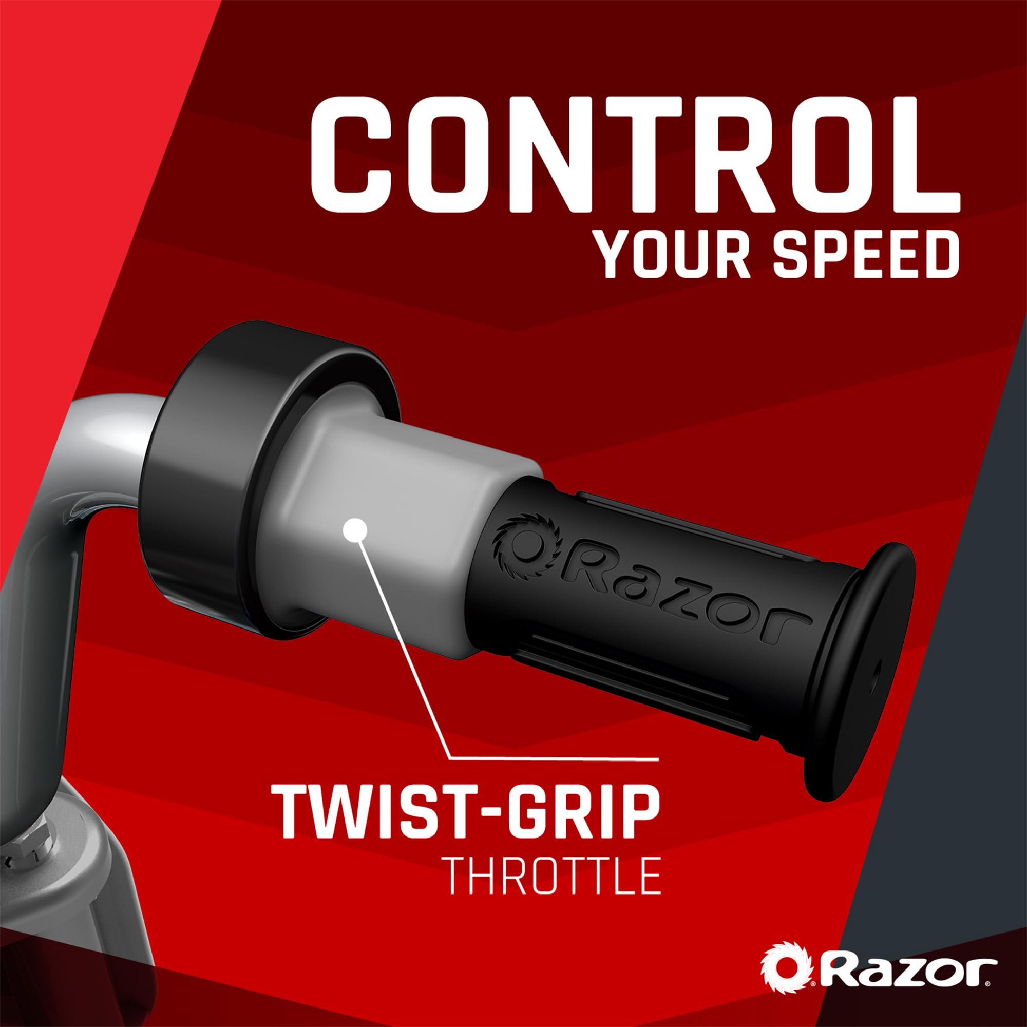 Razor MX350 Dirt Rocket Electric Motocross Bike, Blue, 10-12 inches