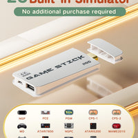 2026 Retro Gaming Console, 20K+ Classic Games, 23 Emulators, 4K HDMI Game Stick with Upgraded Dual 2.4G Wireless Controllers 64GB, Plug-and-Play Video Game Console for TV (White)