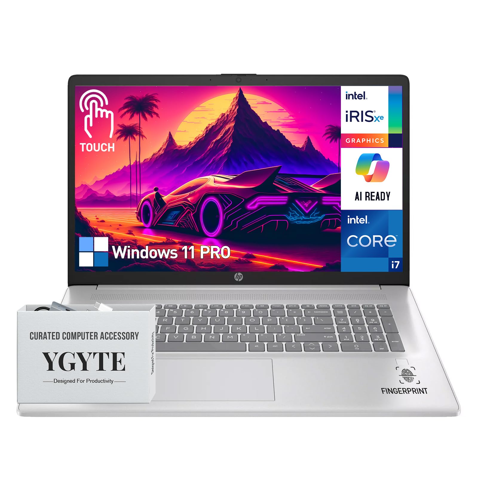 HP 17inch Laptop Touchscreen -AMD Ryzen 5 7430U Beat i7-1355U -32GB RAM -1TB SSD -Windows 11 - AI Copilot Key -2025 Portatil Computadora Laptop -Business School College