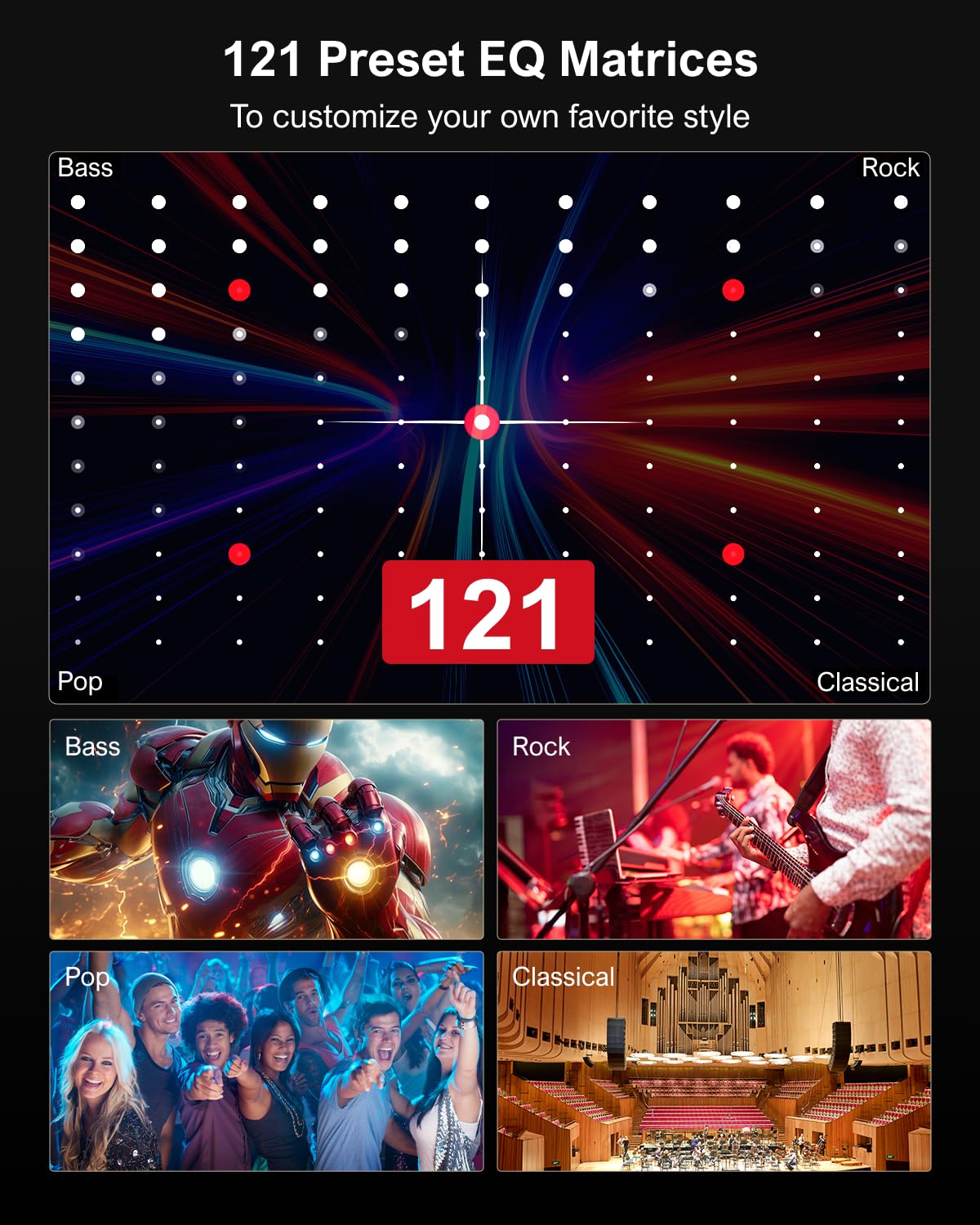 ULTIMEA 7.1ch Sound Bar with Subwoofer, Virtual Surround Sound System for TV, Sound Bar for Smart TV with 4 Surround Speakers, Peak Power 330W, TV Soundbar with App Control, Opt/AUX/BT, Aura A40 - Volt-Edge Technologies®